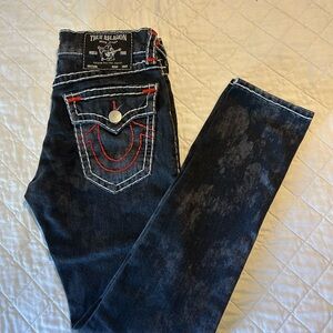 True Religion Men's Dark Blue Skinny Jeans